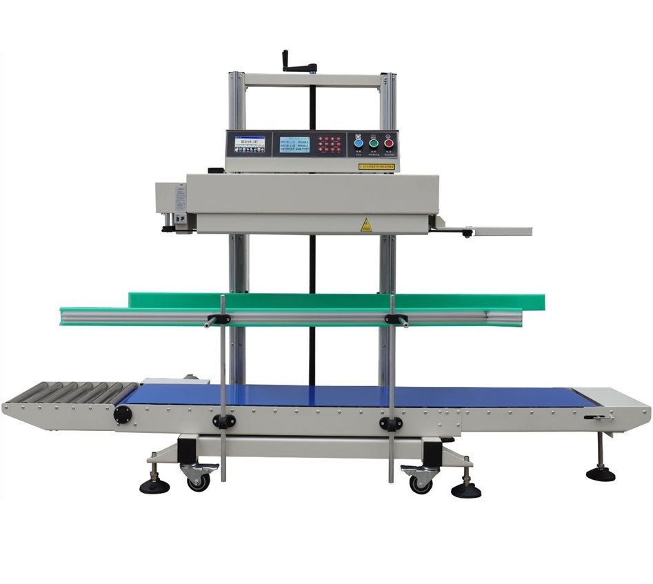 JY-350LP立式智能封口機 滾筒雙電機+噴碼